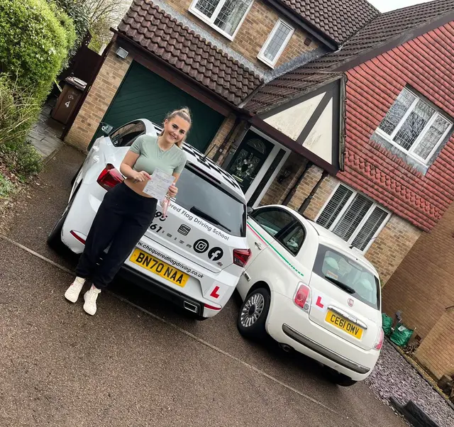Chequered Flag Driving School pupil who passed their driving test (3)